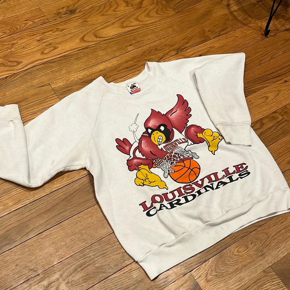 Vintage Louisville cardinals collegiate sweatshirt